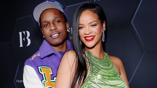 Rihanna with A$AP Rocky