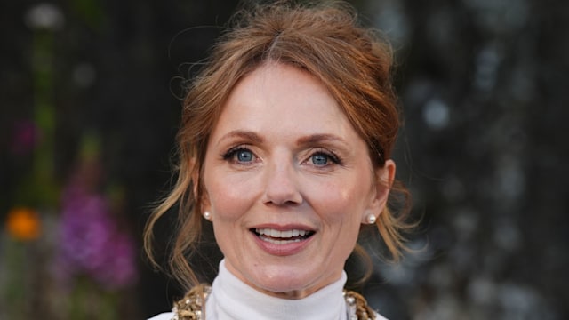 Geri Horner attends the Dior Cruise 2025 show at Drummond Castle