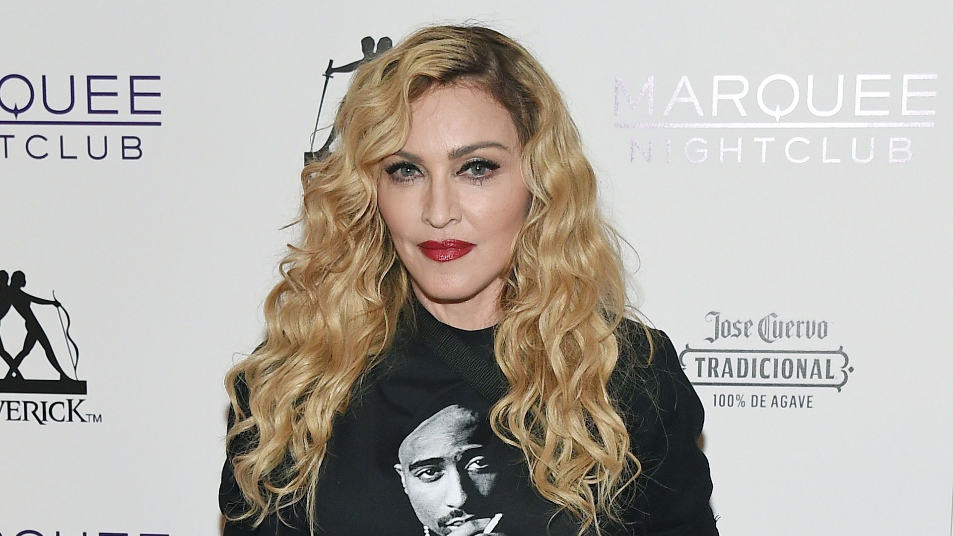 Madonna arrives at the Marquee Nightclub at The Cosmopolitan of Las Vegas to host an after party for her Rebel Heart Tour concert stop on October 25, 2015 in Las Vegas, Nevada