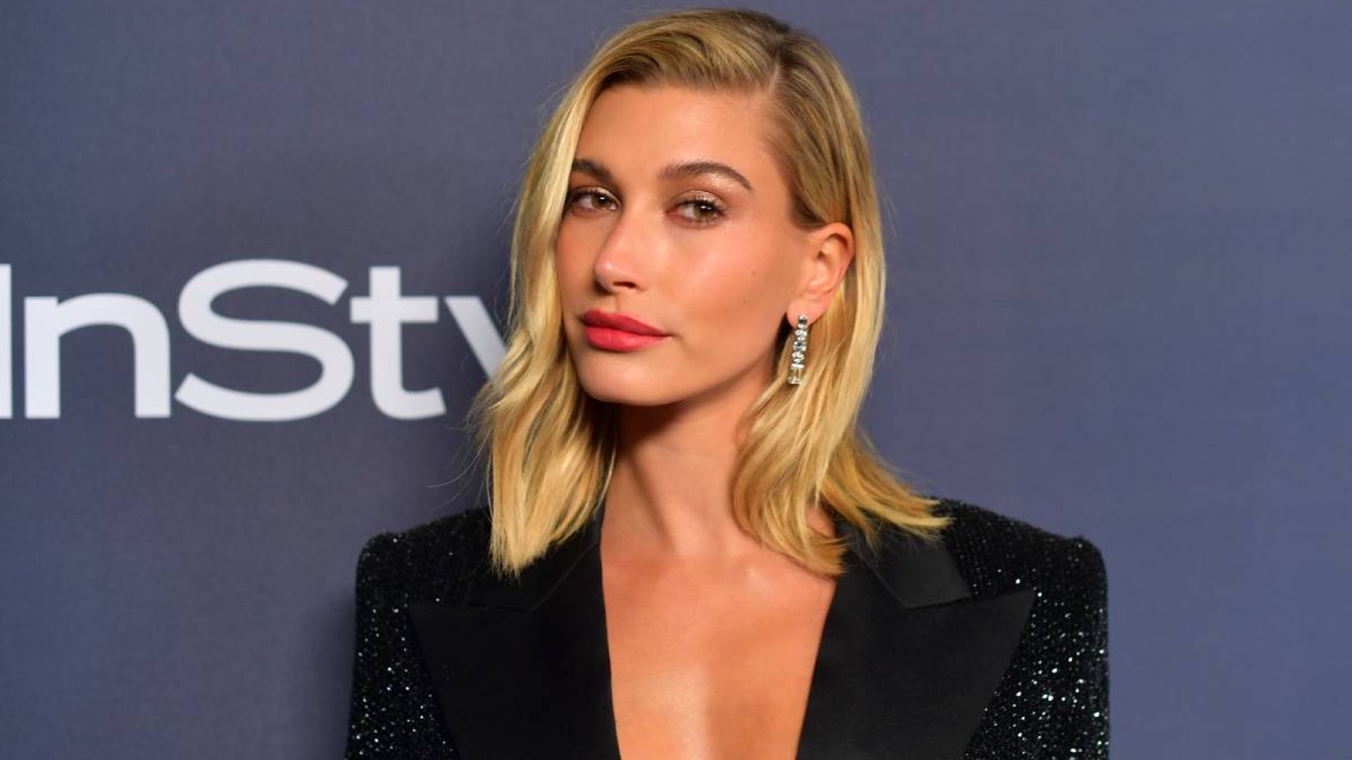 hailey bieber instyle party