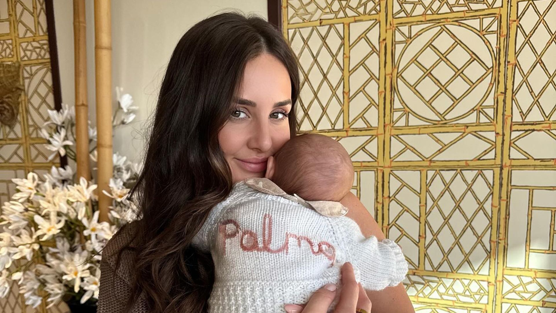 Michelle Keegan's cousin Katie Fernehough with baby Palma
