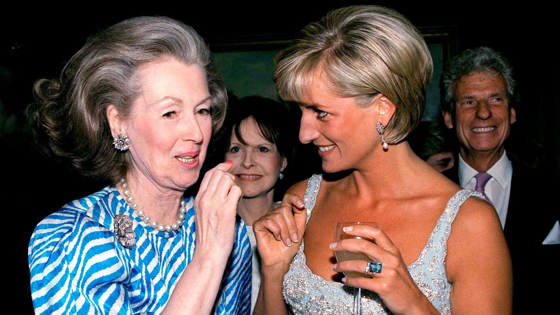 A photo of Princess Diana and Raine Spencer