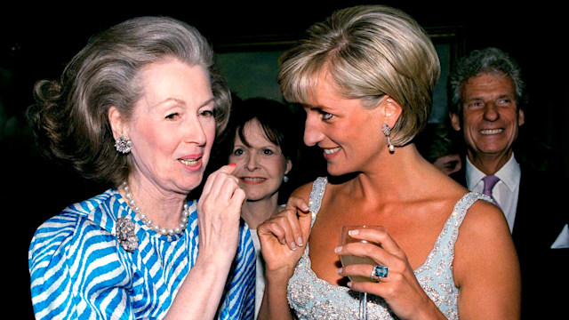 A photo of Princess Diana and Raine Spencer 