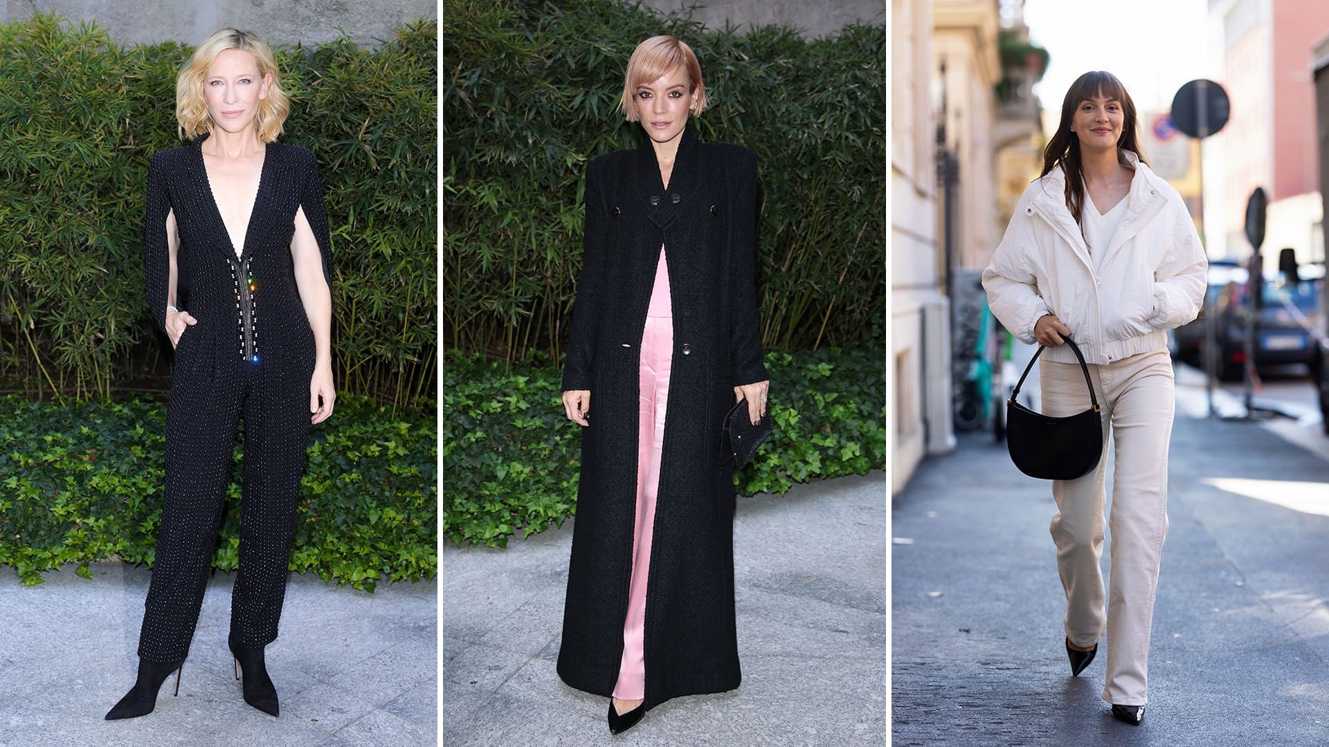 Milan Fashion Week best dressed: Cate Blanchett, Lily Allen, Leighton Meester