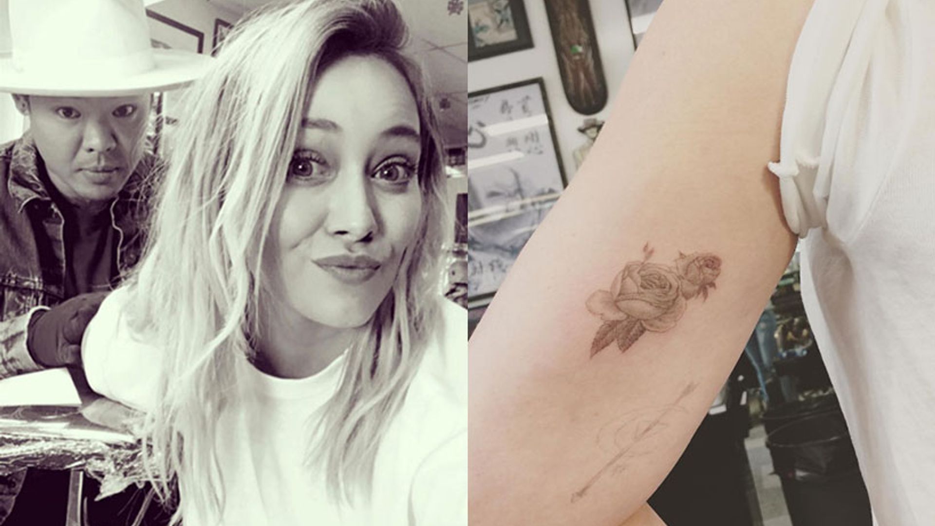 Hilary Duff tattoo Let it be  The duff Hilary duff Celebrity tattoos