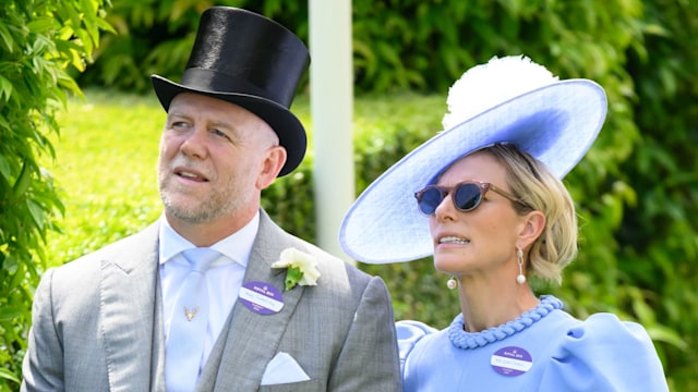  Mike Tindall and Zara Tindall attend day three of Royal Ascot 2024 at Ascot Racecourse
