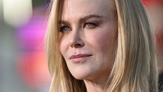 close up photo of Nicole Kidman looking serious 