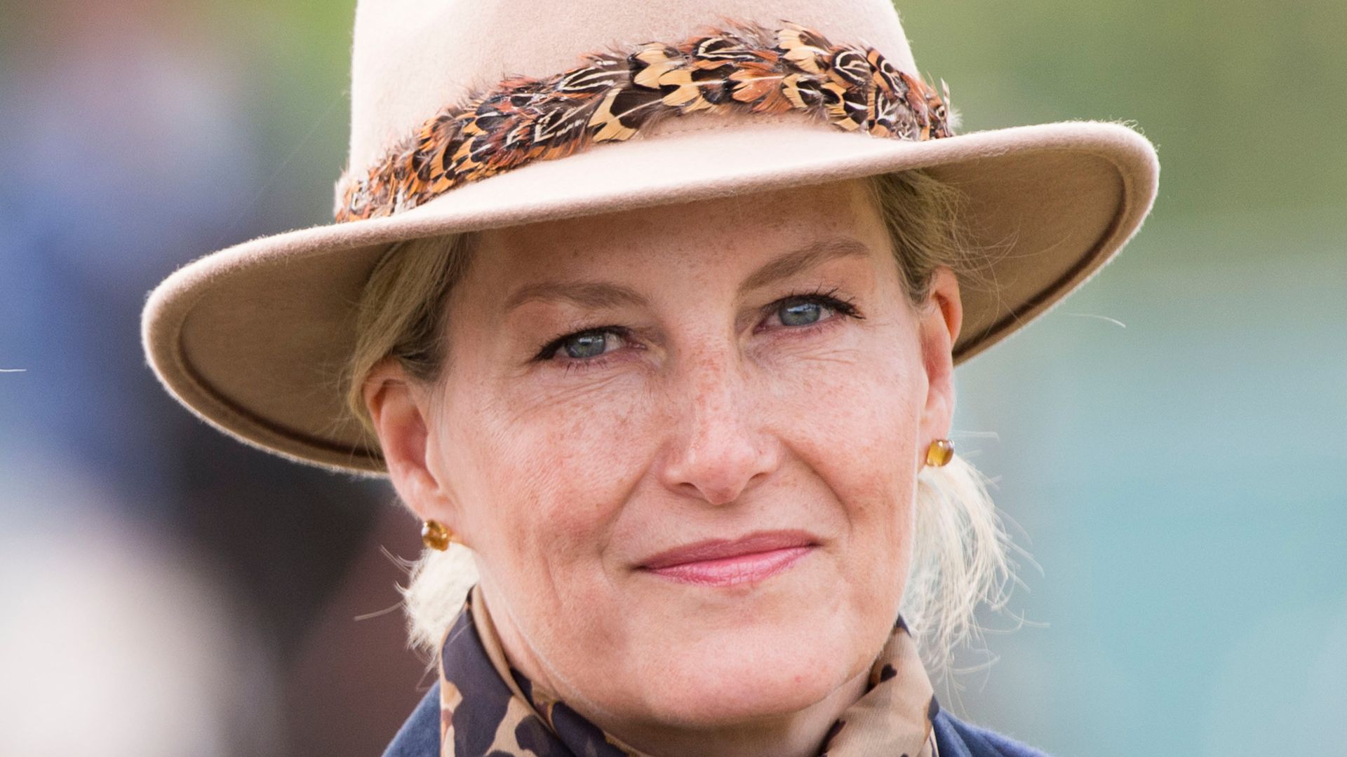 Duchess Sophie of Edinburgh at the Carriage Procession at the Royal Windsor Horse Show at Home Park on May 13, 2018 in Windsor, England