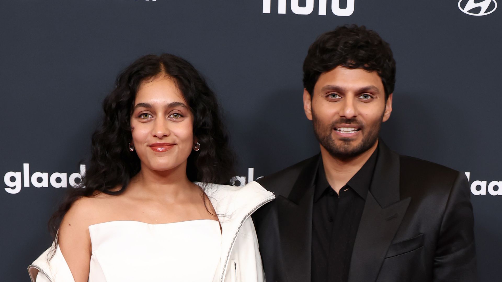 Radhi Devlukia-Shetty and Jay Shetty attend the 36th Annual GLAAD Media Awards at The Beverly Hilton on March 27, 2025 in Beverly Hills, California