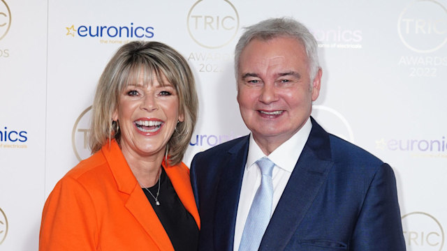 Ruth Langsford and Eamonn Holmes arriving for the TRIC Awards 2022 at Grosvenor House, London.