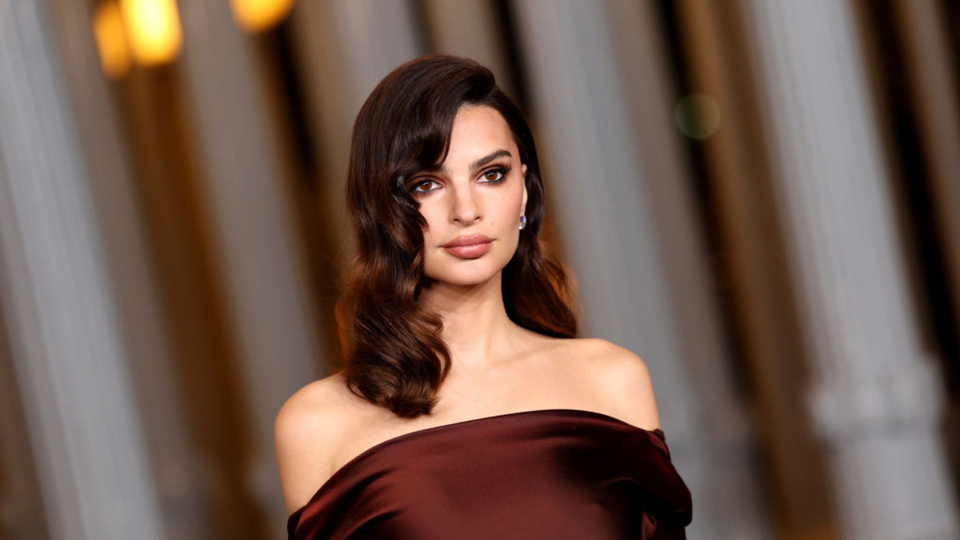 Emily Ratajkowski says romantic winged eyeliner is here to stay