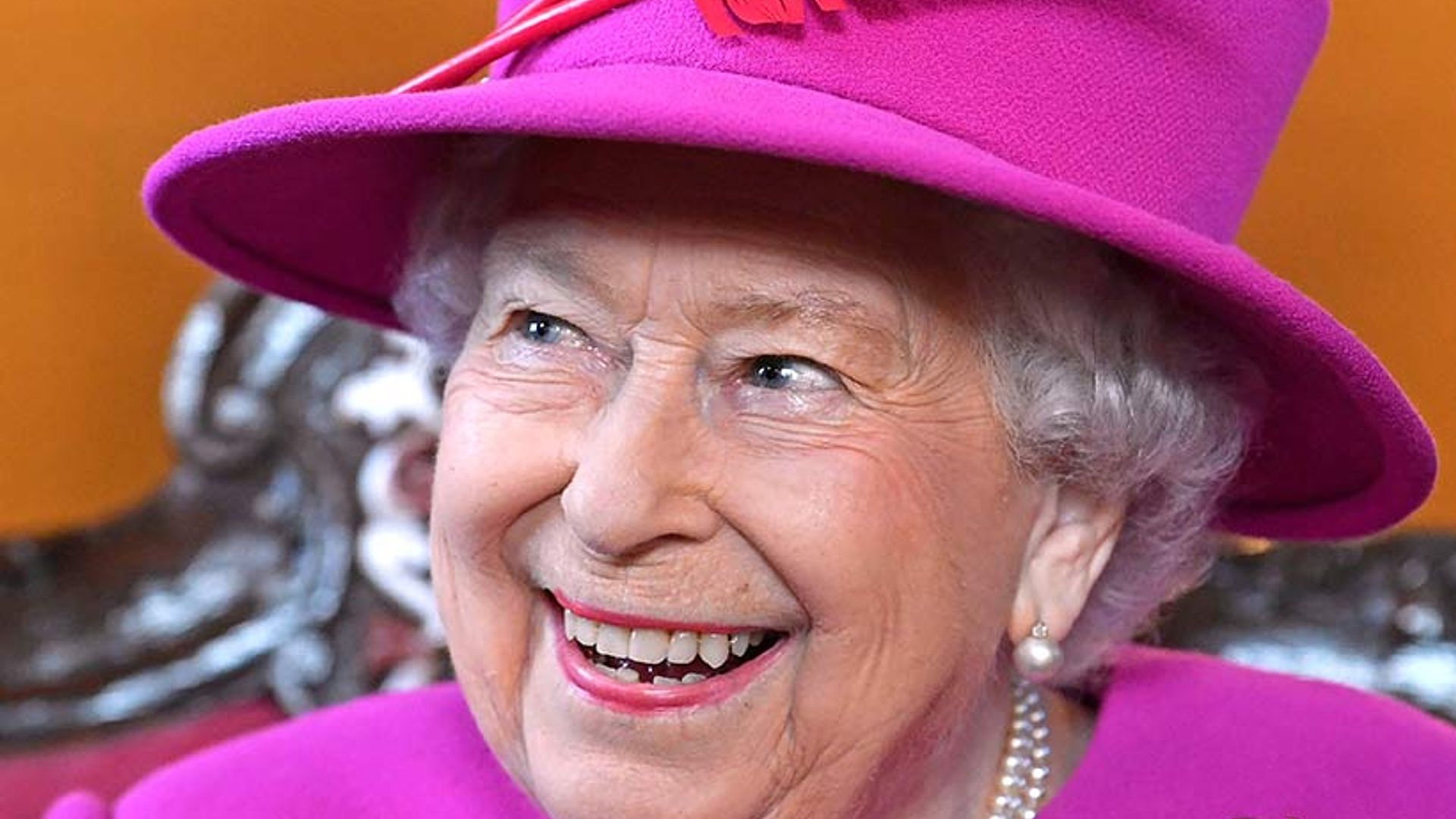 the queen purple hat coat