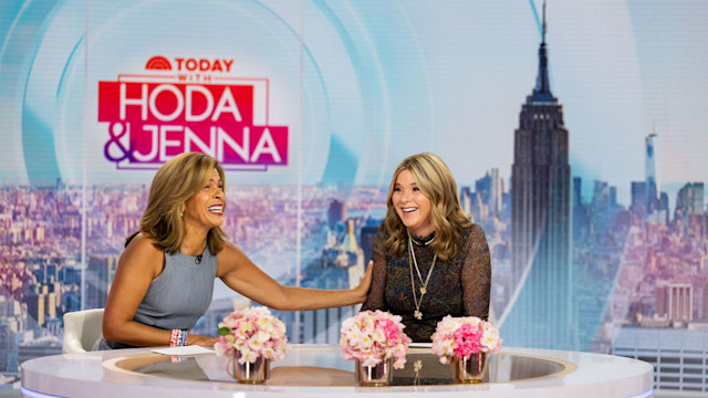 Hoda Kotb with Jenna Bush Hager 