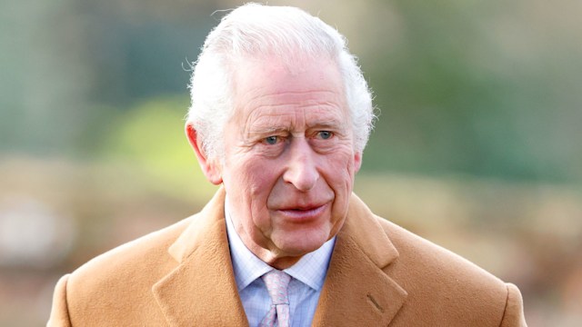 King Charles wearing brown coat to church