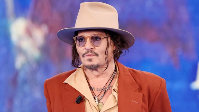 Johnny Depp attends the "Che Tempo Che Fa" TV show at Nove Studios on October 27, 2024 in Milan, Italy