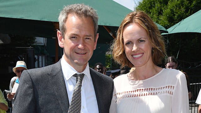 Alexander Armstrong and Hannah Bronwen Snow at Wimbledon in 2018