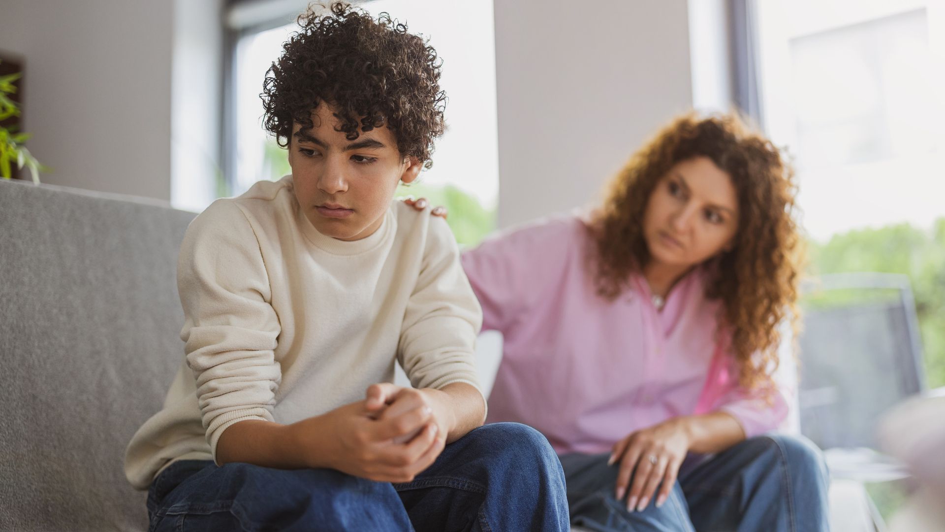  demanding teen with mom