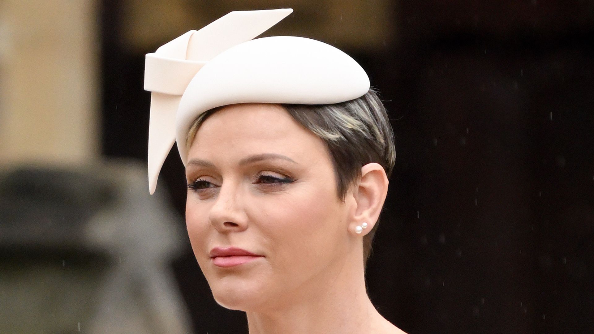 Princess Charlene is a royal Barbie in fitted suit with longest hair in five years