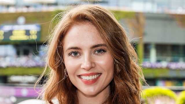 Angela Scanlon at Wimbledon in 2017 