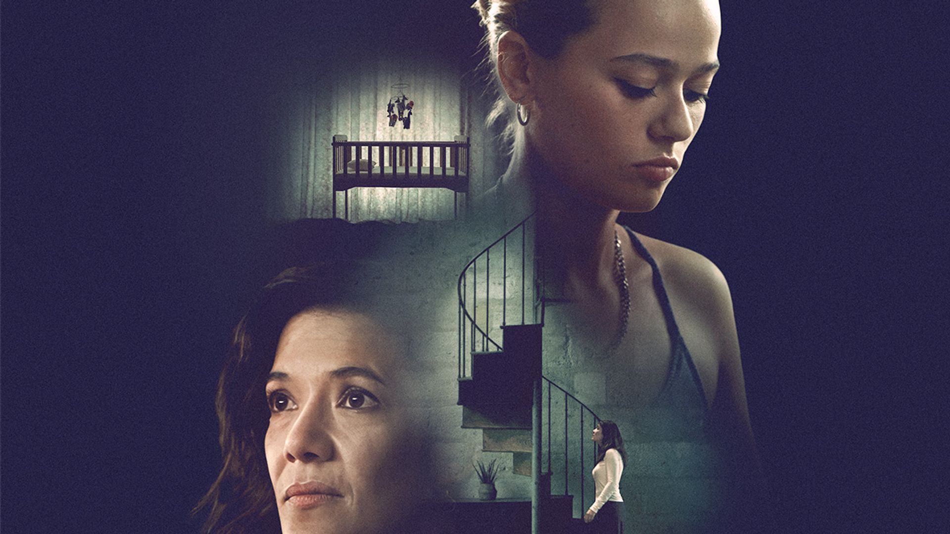 close-up of two women on TV series poster