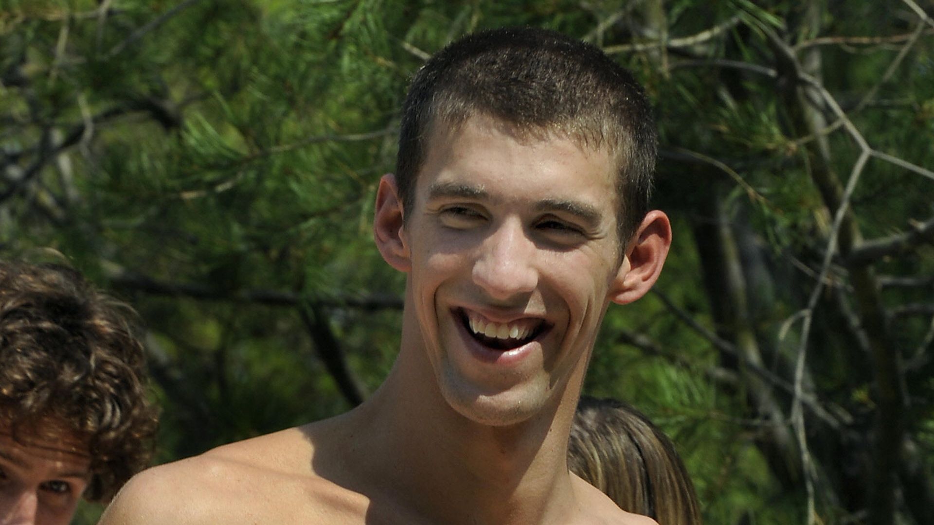 michael phelps smiling