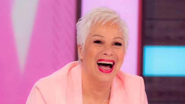 Denise Welch laughing