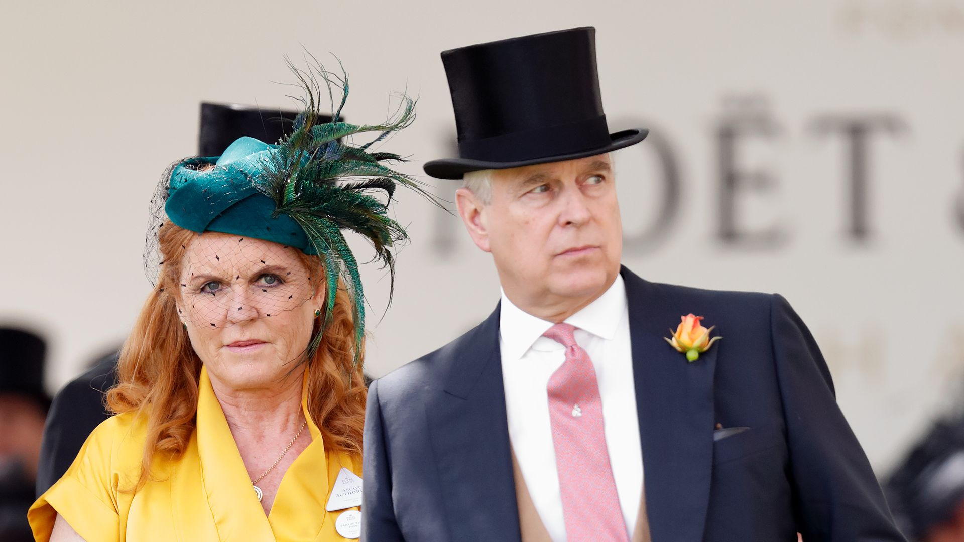 Sarah Ferguson, Duchess of York and Prince Andrew, Duke of York attend day four of Royal Ascot at Ascot Racecourse in 2019