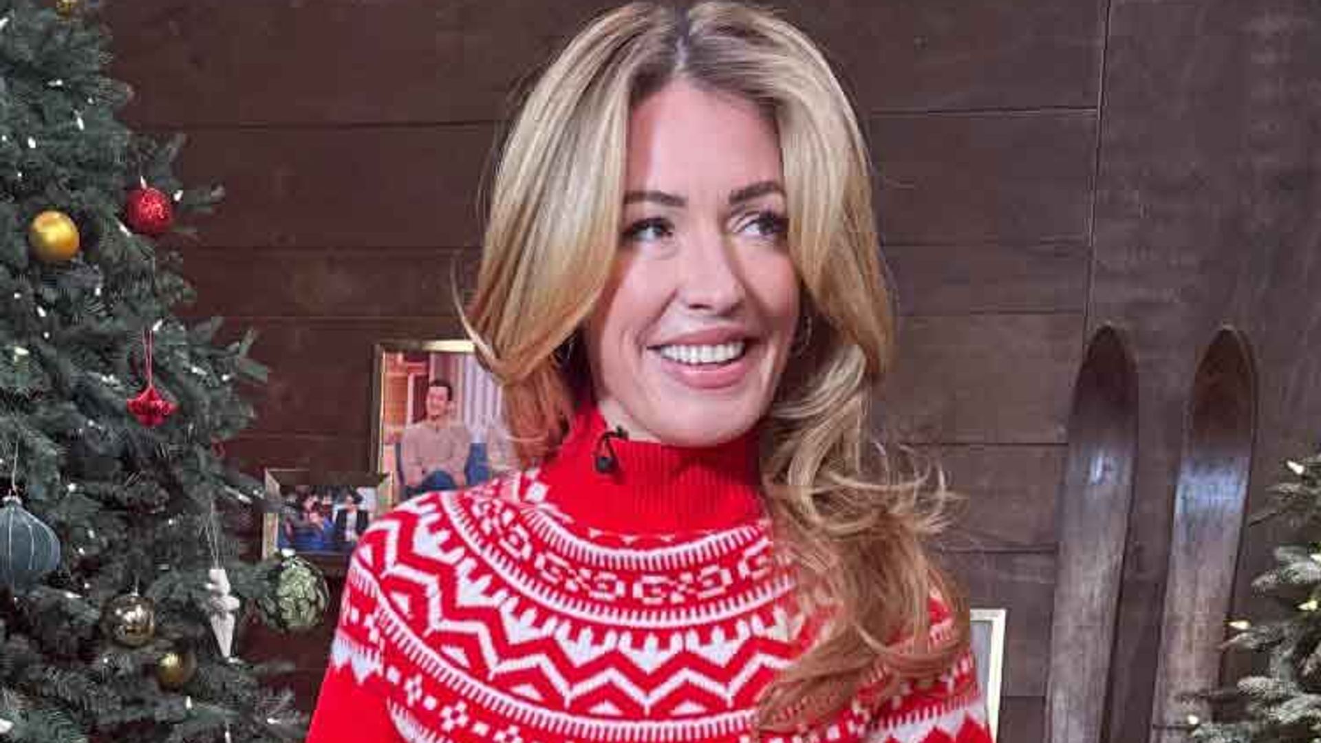Cat Deeley’s high street red knit is the ultimate festive style inspiration