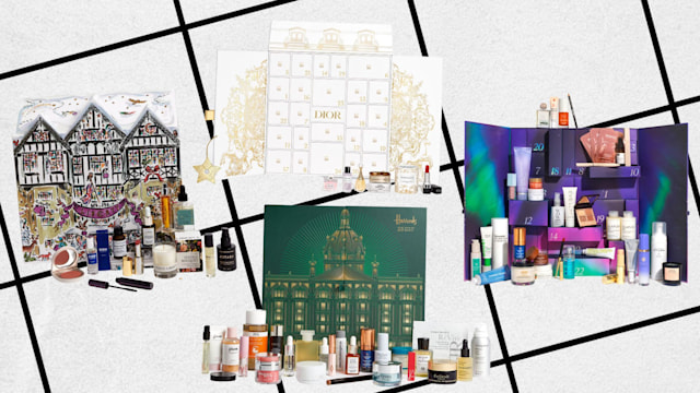 Assortment of luxury beauty advent calendars 