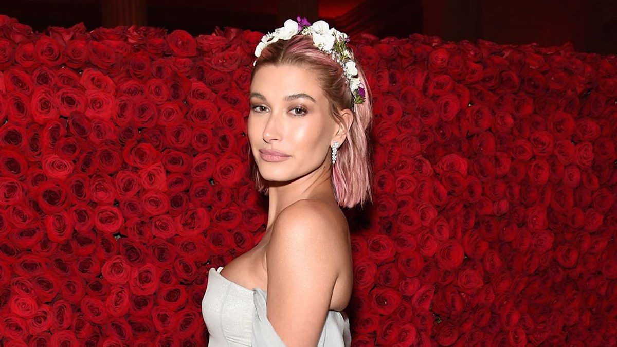 Hailey Bieber reveals the hidden detail on her wedding dress – and an  inside look at their reception | HELLO!