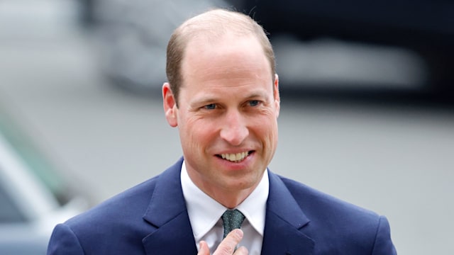 Prince William chest up in suit