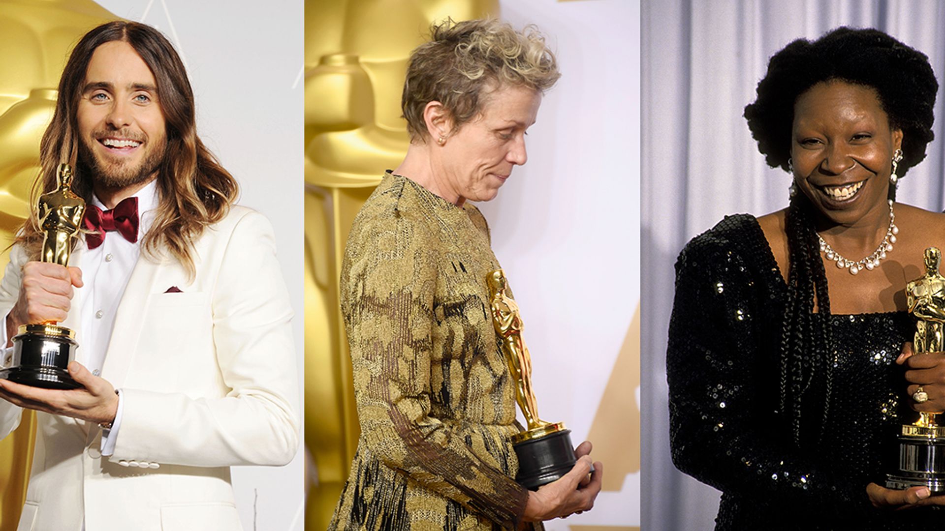 Jared Leto, Frances McDormand, Whoopi Goldberg