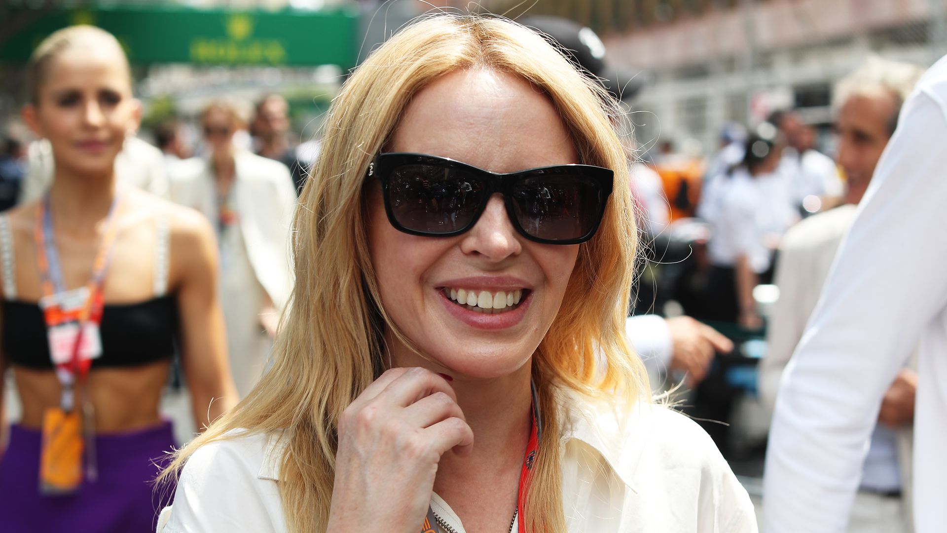 Kylie Minogue at the Monaco Grand Prix