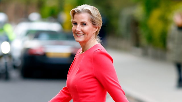 Sophie, Duchess of Edinburgh (Global Ambassador for the International Agency for the Prevention of Blindness) walks across the iconic Abbey Road Zebra Crossing