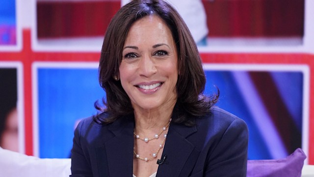 United States Senator from California and Democratic Presidential Candidate Kamala Harris is seen on the set of "Un Nuevo Dia" at Telemundo Center on November 13, 2019 in Miami, Florida.  (Photo by Alexander Tamargo/Getty Images)