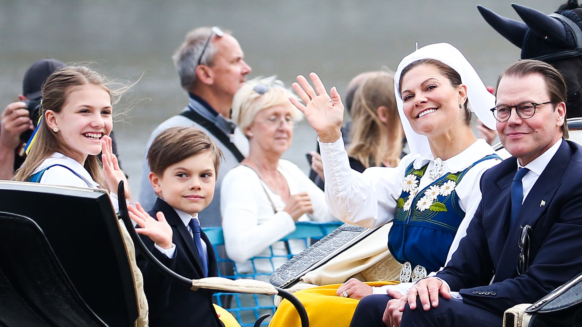 Crown Princess Victoria’s son Prince Oscar beams in new portrait shared to mark 9th birthday