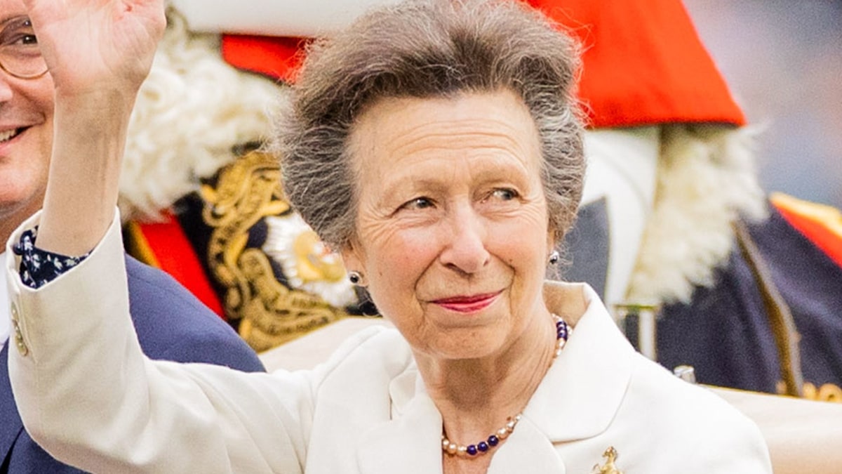 Princess Anne is unrecognisable with long hair at Wimbledon in incredible archive photo