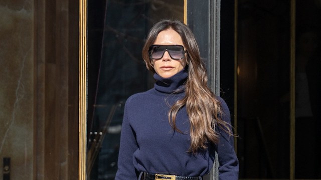 Victoria Beckham is seen on March 03, 2023 in Paris, France. (Photo by Marc Piasecki/GC Images)