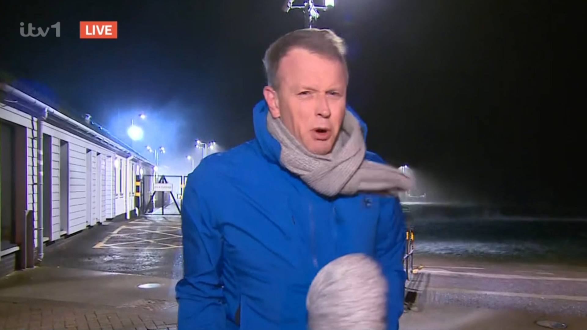 GMB viewers outraged as weather reporter struggles in ‘dangerous’ conditions