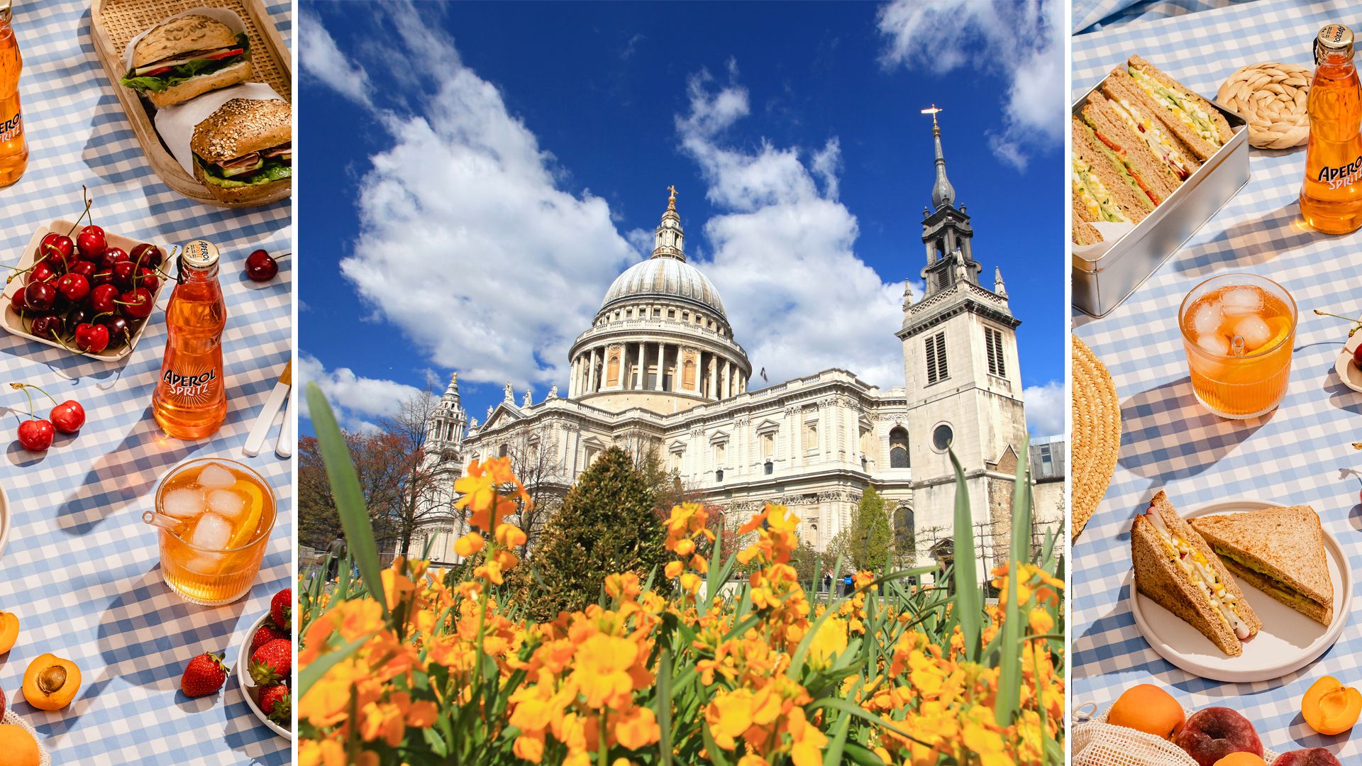 Picnic at St Paul's cathedral london