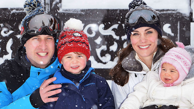 royal children snow day