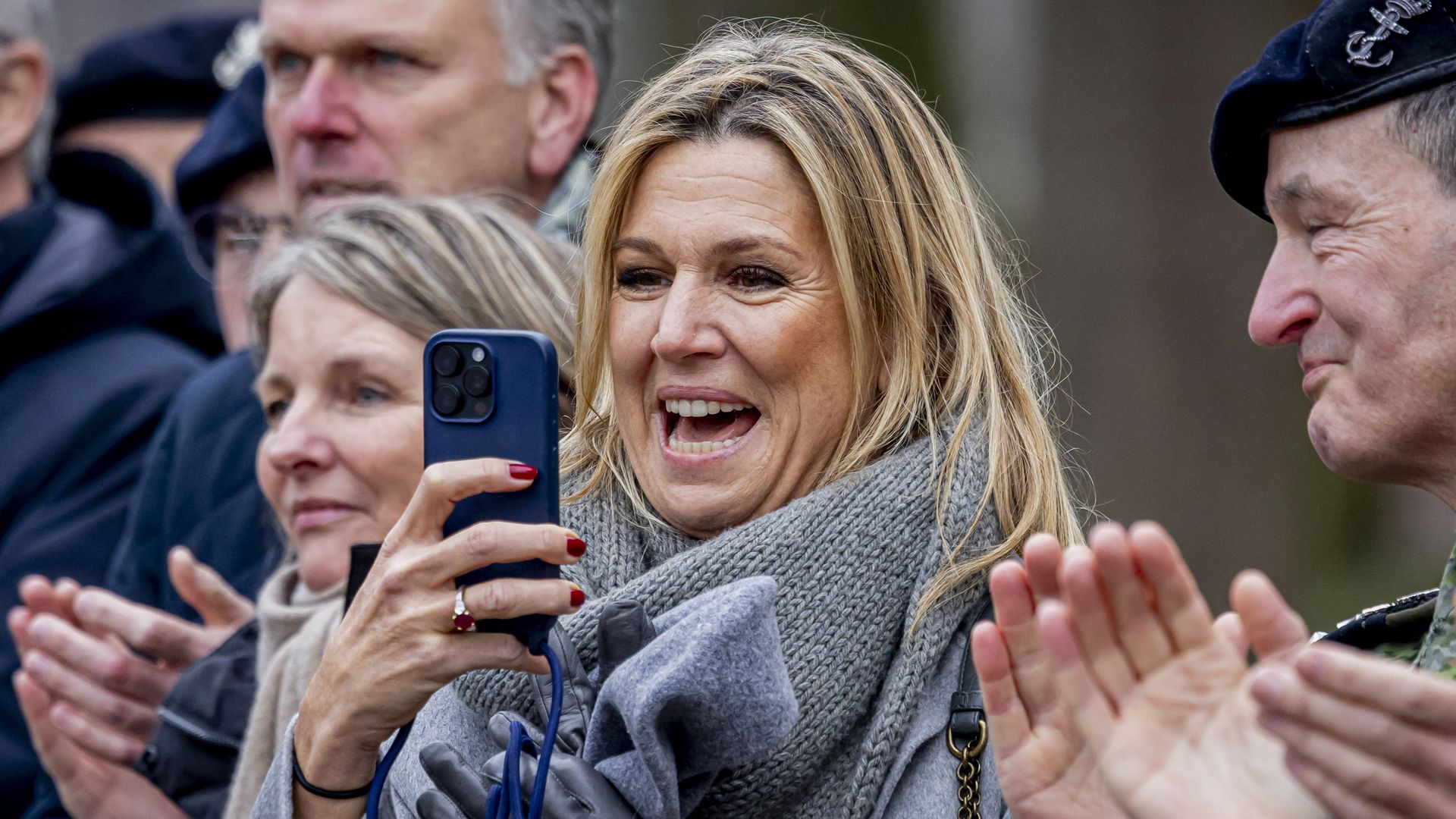 Queen Maxima of Netherlands is a proud mother as she takes photos of Crown Princess Amalia on January 23 2026