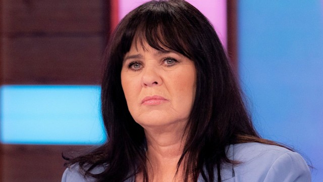 Coleen Nolan in a blue blazer on Loose Women