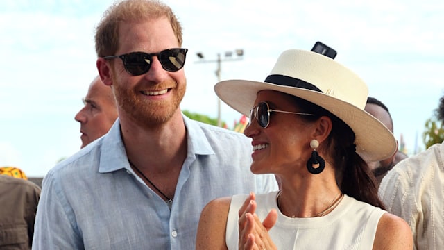 Harry and Meghan in Colombia