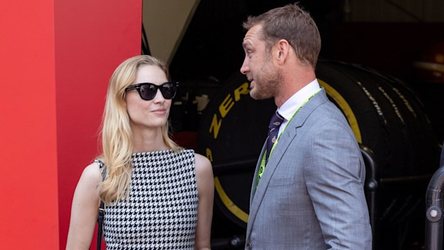 Pierre Casiraghi and Beatrice Casiraghi attend the F1 Grand Prix of Monaco at Circuit de Monaco on May 26, 2024 in Monte-Carlo, Monaco. 