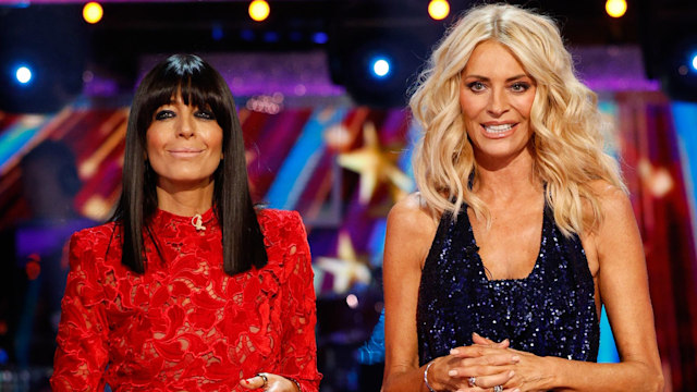 Tess Daly and Claudia Winkleman during week three of Strictly Come Dancing