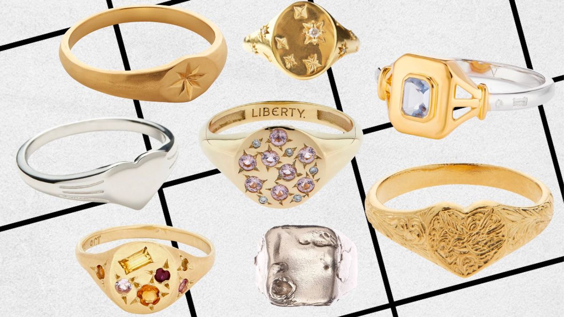 Signet rings are officially back on the agenda thanks to One Day's