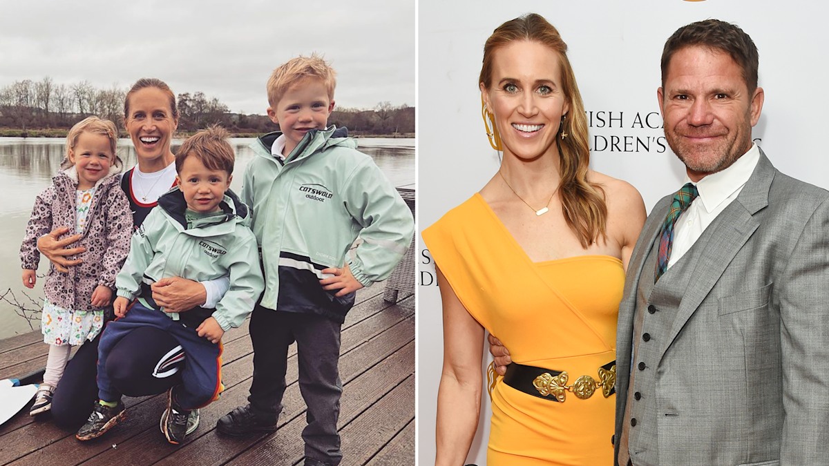 Helen Glover's ultra-rare photos with three children and husband Steve ...