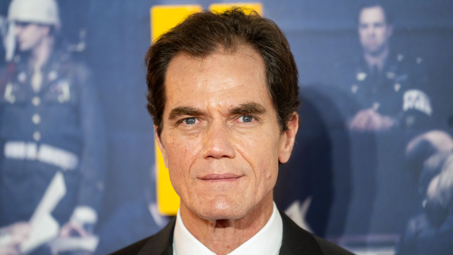 Michael Shannon attends the "Nuremberg" UK Premiere at Odeon Luxe Leicester Square on November 06, 2025 in London, England