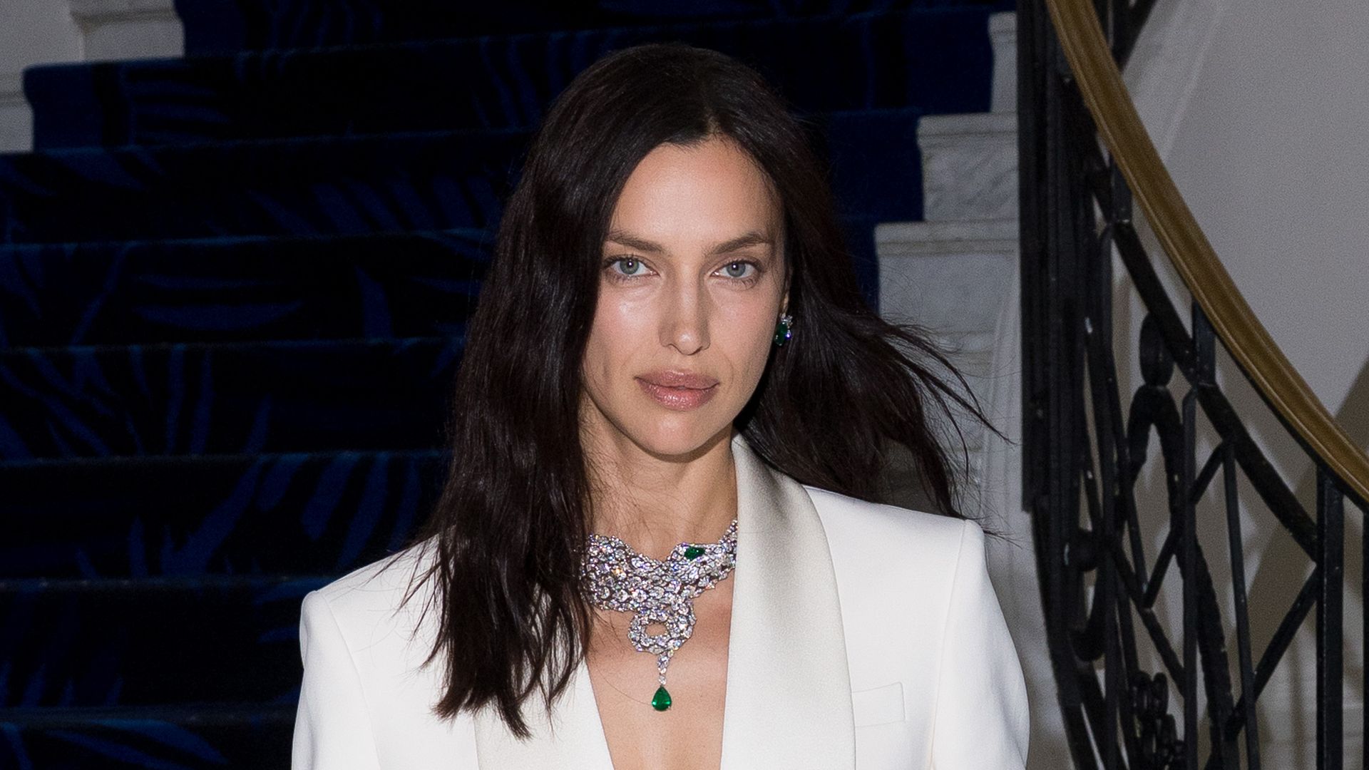 Irina Shayk’s ultra-chic power suit is from an affordable high-street brand